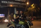 CLIENTE RECEBENDO SUA MOTO