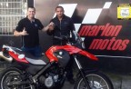 CLIENTE ADMIR RECEBENDO SUA MOTO