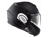 CAPACETE LS2 VALIANT MONOCOLOR PRETO FOSCO