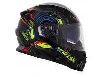 CAPACETE NORISK SOUL SCREEN PRETO