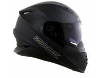 CAPACETE NORISK SOUL MONOCOLOR PRETO FOSCO