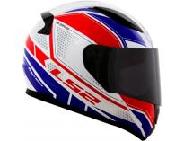 CAPACETE LS2 RAPID FF353 INFINITY WHT/RED/BLUE