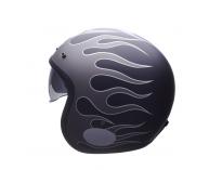 CAPACETE LUCCA SUBLIME ON FIRE GREY BLACK GREY