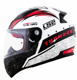 CAPACETE LS2 RAPID FF353 THUNDER VERMELHO