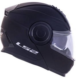 CAPACETE LS2 SCOPE MONOCOLOR PRETO FOSCO