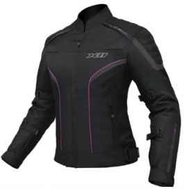 JAQUETA X11 IRON 2 FEMININA PRETO/ROSA