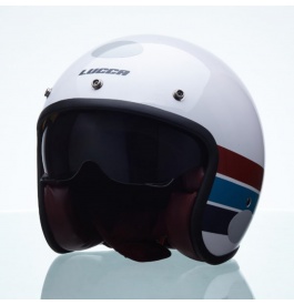 CAPACETE LUCCA SUBLIME SUNSET GLOSSY WHITE