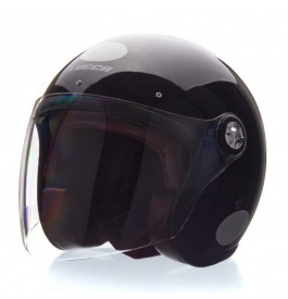 CAPACETE LUCCA GALAXY GLOSSY BLACK