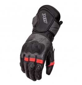 LUVA 11 RACER 2 - PRETO/VERMELHO/CINZA 