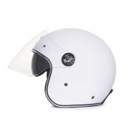 CAPACETE LUCCA GALAXY GLOSSY WHITE 