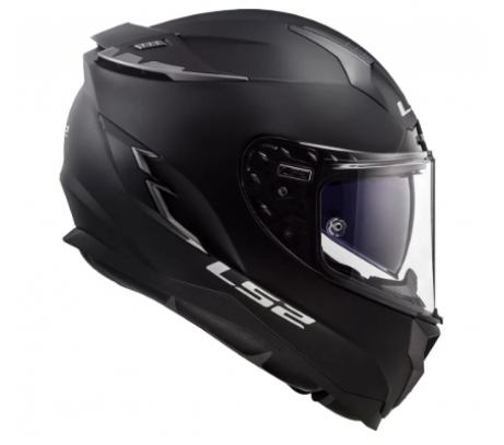 CAPACETE LS2 CHALLENGER MONOCOLOR PRETO FOSCO