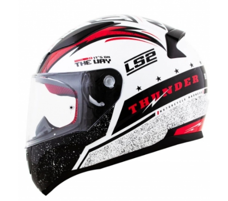 CAPACETE LS2 RAPID FF353 THUNDER VERMELHO