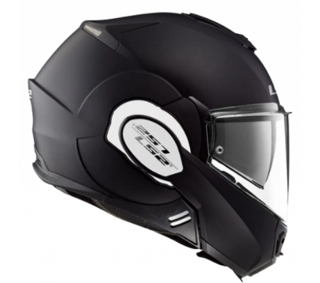 CAPACETE LS2 VALIANT MONOCOLOR PRETO FOSCO