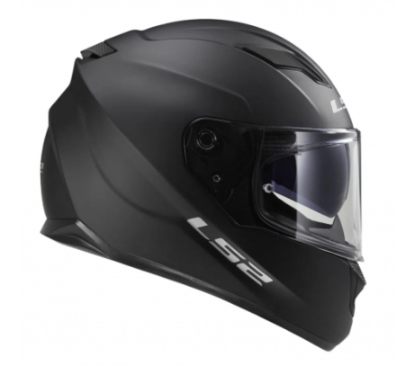 CAPACETE LS2 STREAM MONOCOLOR PRETO FOSCO 