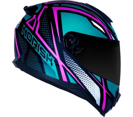 CAPACETE NORISK RAZOR NINJA ROSA/AZUL