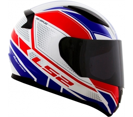 CAPACETE LS2 RAPID FF353 INFINITY WHT/RED/BLUE