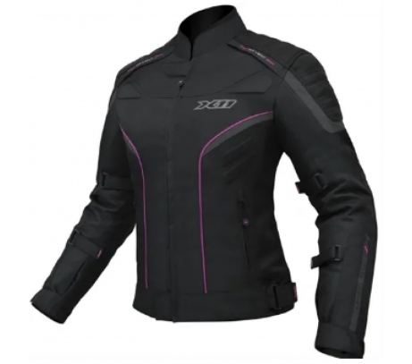 JAQUETA X11 IRON 2 FEMININA PRETO/ROSA