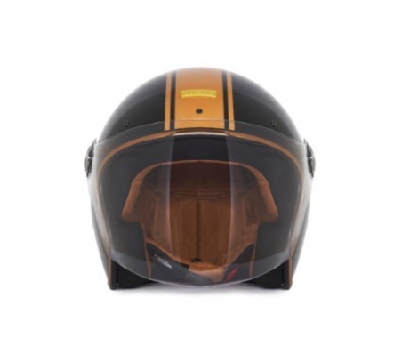 CAPACETE LUCCA GALAXY GOLD STRIPE 