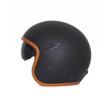 CAPACETE LUCCA GALAXY BLACKOUT BROWN 